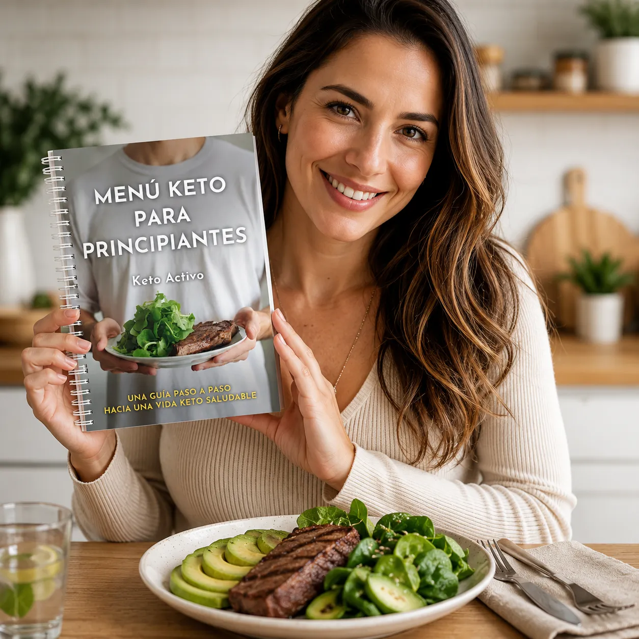 Ebook Plan Keto para Principiantes con menú keto de 30 días y bonos
